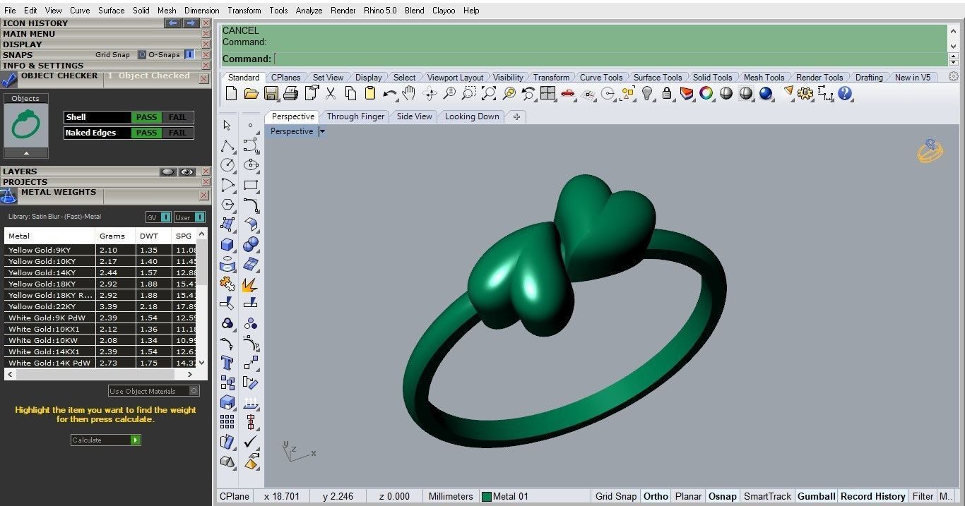 heart ring 3D print model_2