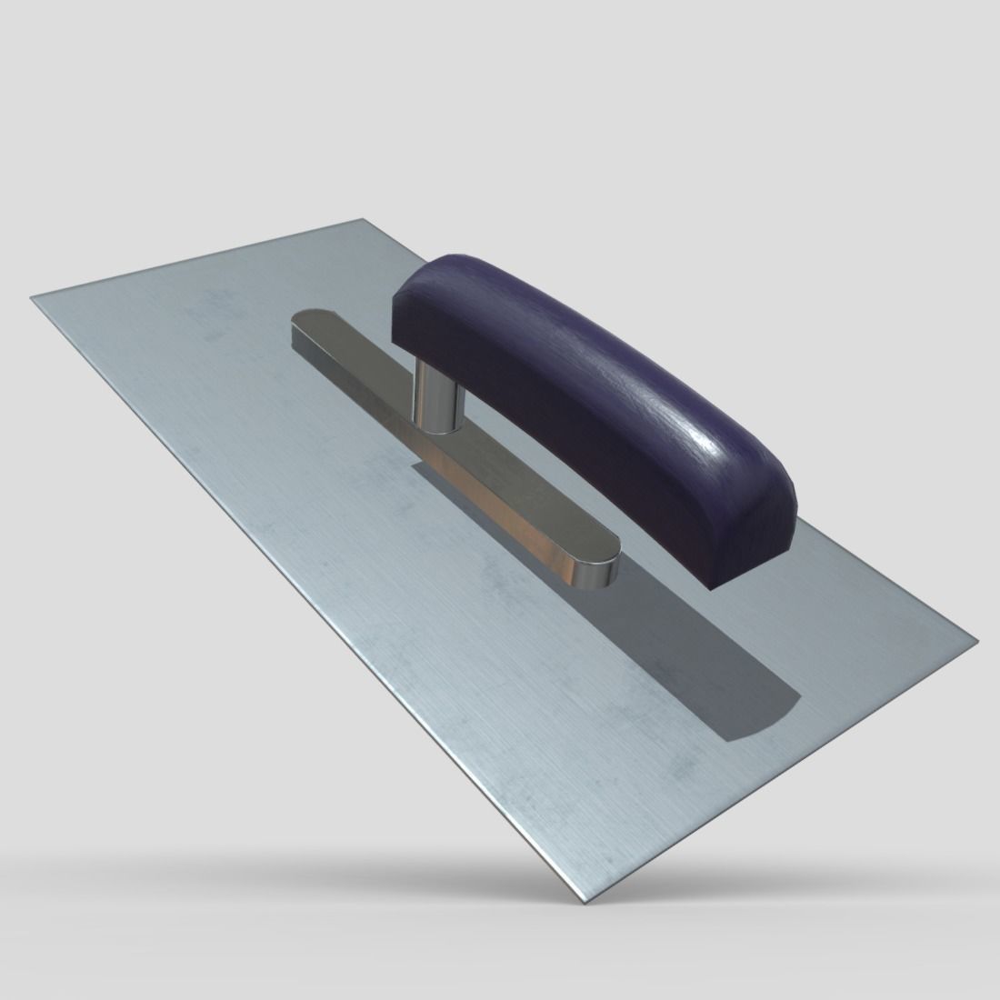 Smoothing Trowel Low-poly 3D model_11