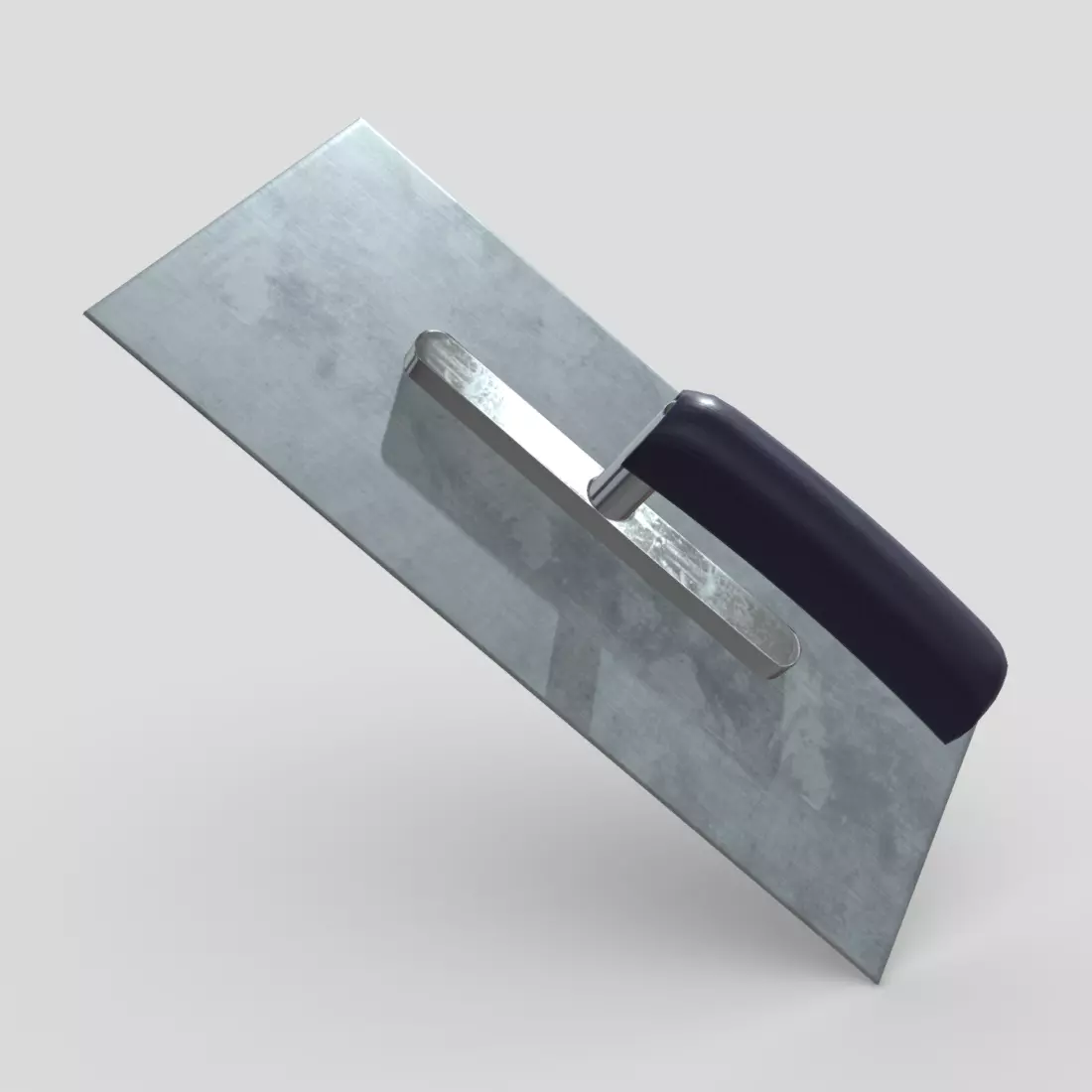 Smoothing Trowel Low-poly 3D model_0