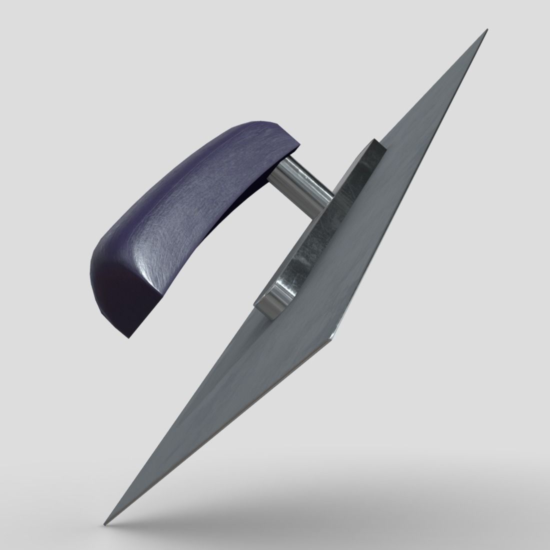 Smoothing Trowel Low-poly 3D model_9