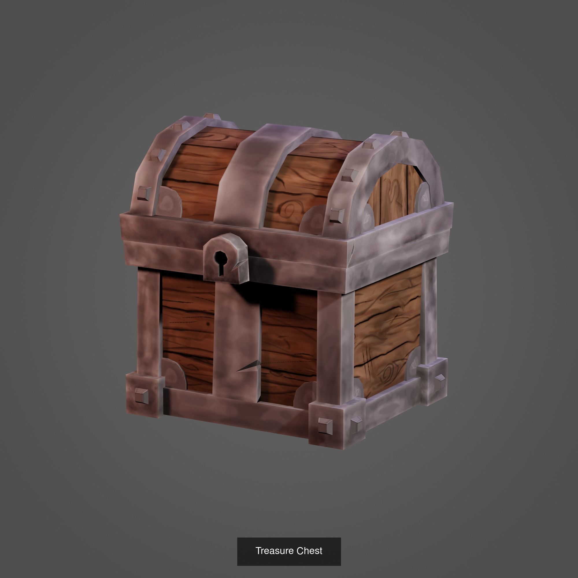 Treasure Chests 3D Model Collection_4