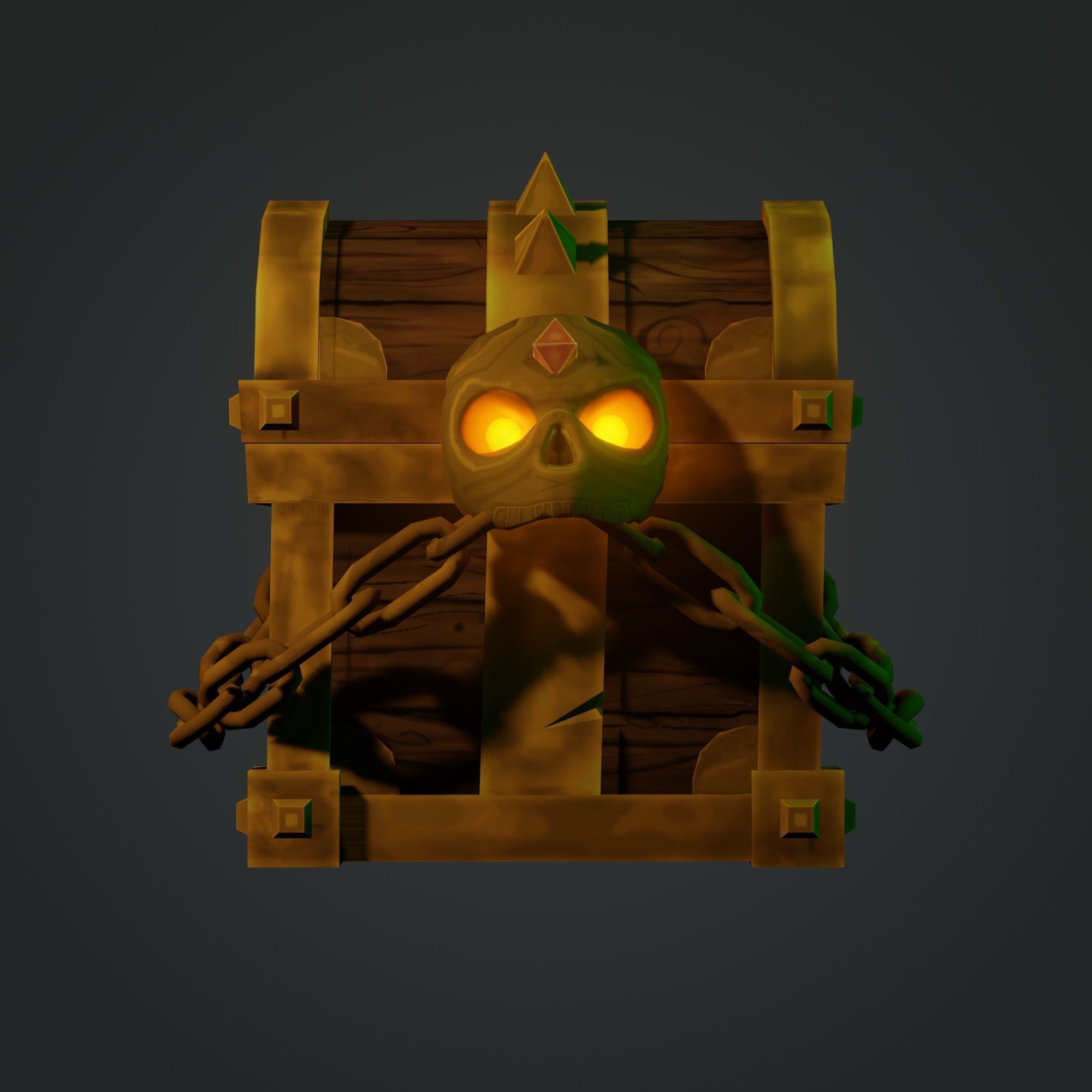 Treasure Chests 3D Model Collection_16