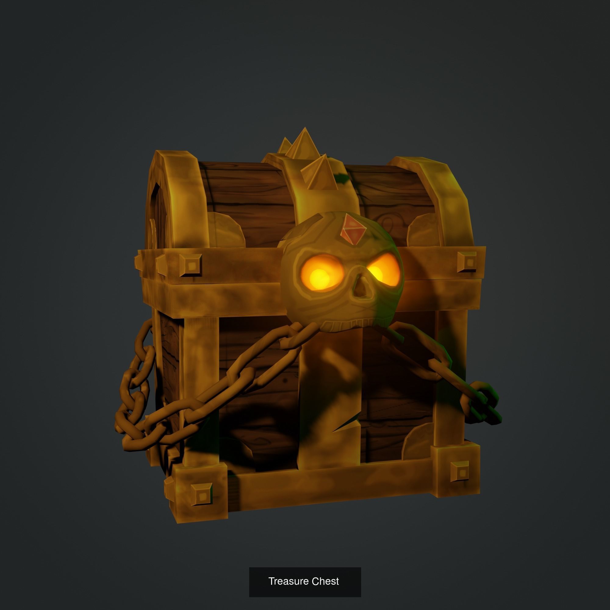 Treasure Chests 3D Model Collection_5