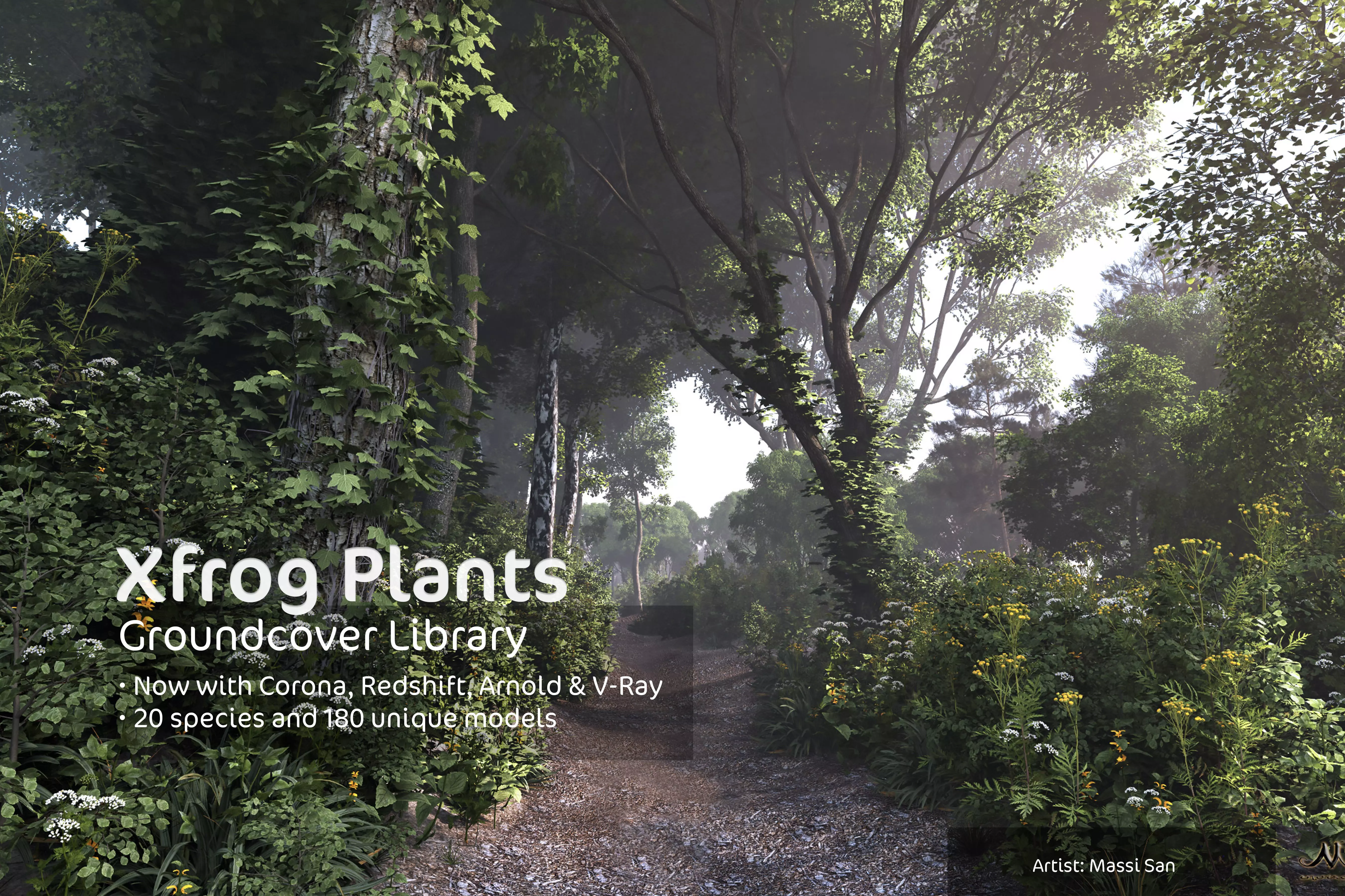 2020 XfrogPlants Groundcover Library  3D model_0