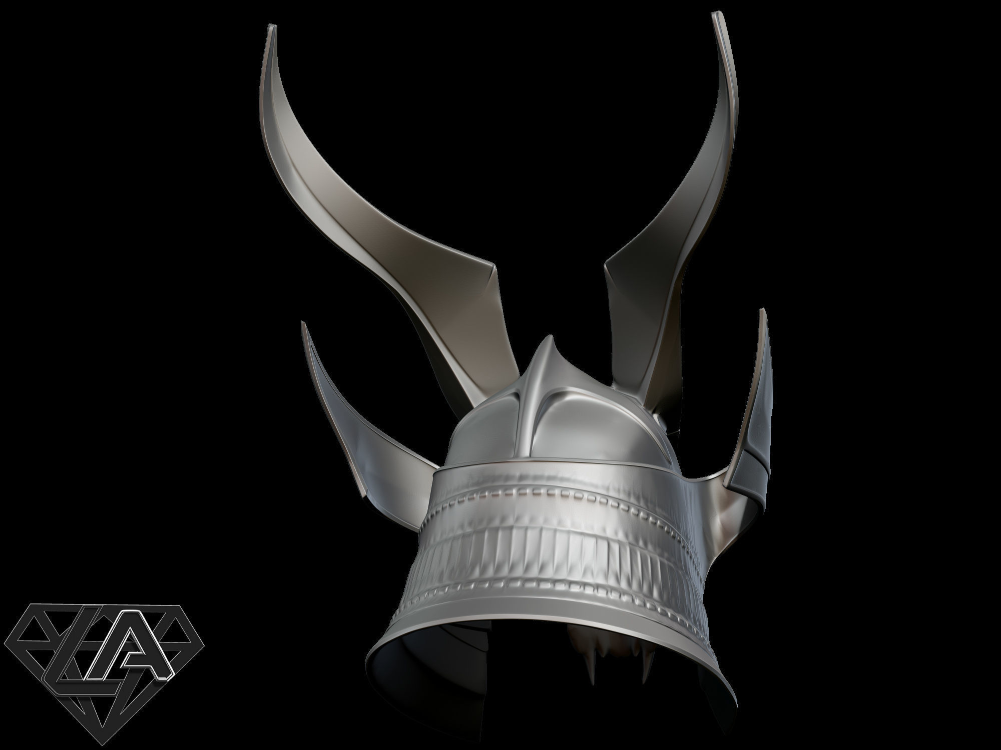 Shao Kahn MK11 Helmet 3D print model_11