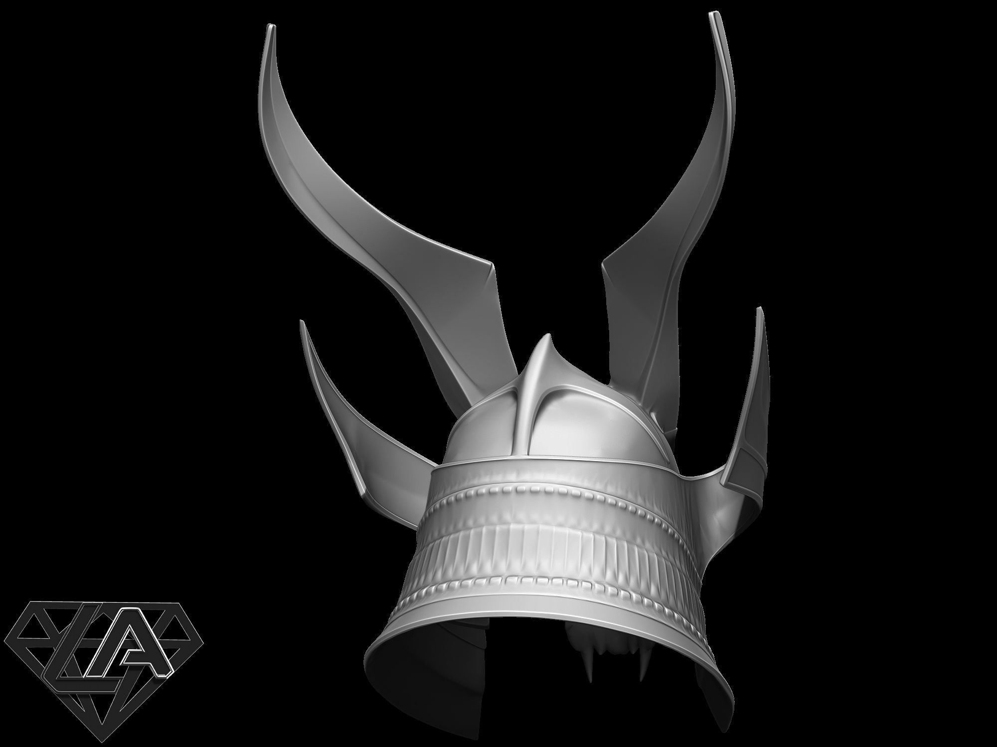 Shao Kahn MK11 Helmet 3D print model_10