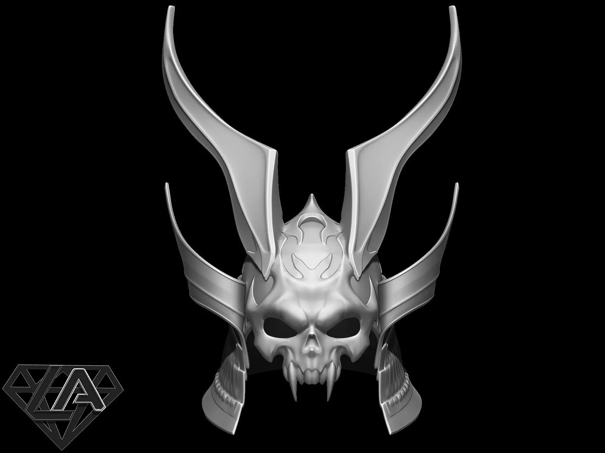 Shao Kahn MK11 Helmet 3D print model_0