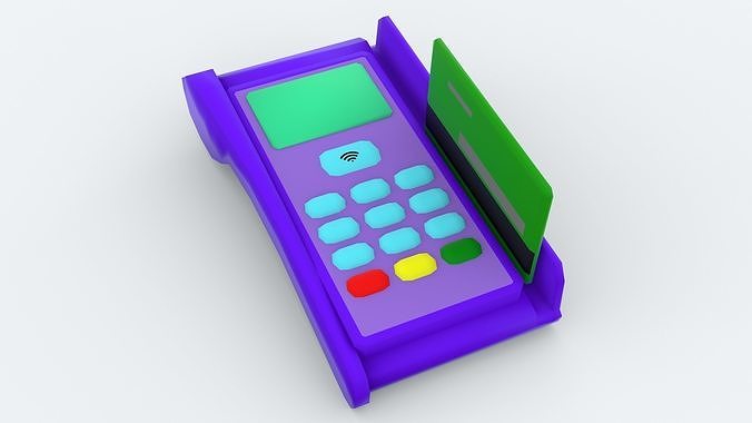Terminal Low-poly 3D model