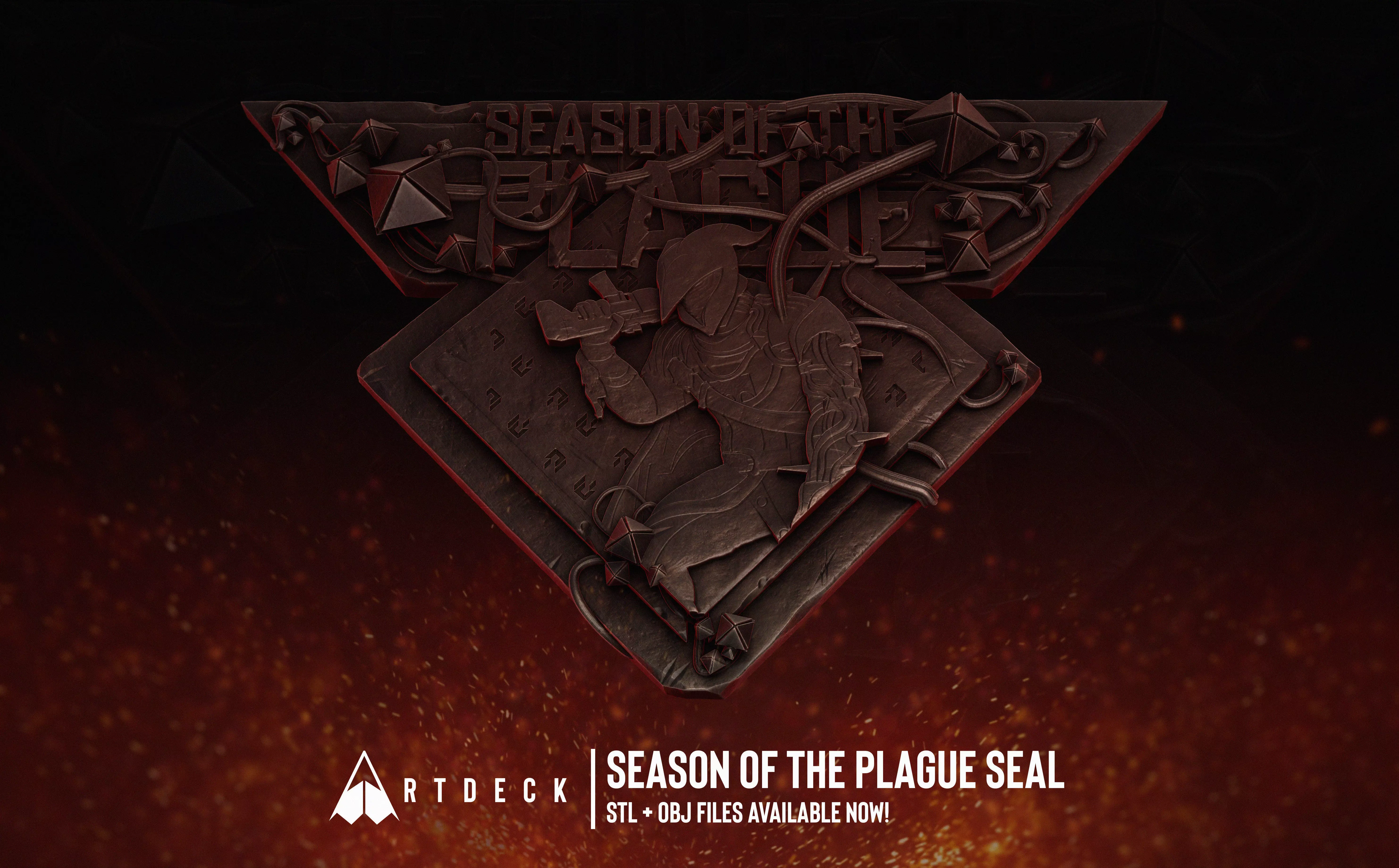 Season of the Plague 3D Seal Free 3D print model