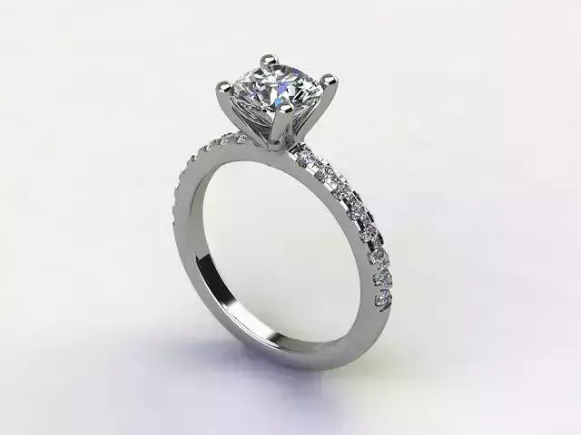 10066 solitaire diamond engagement ring