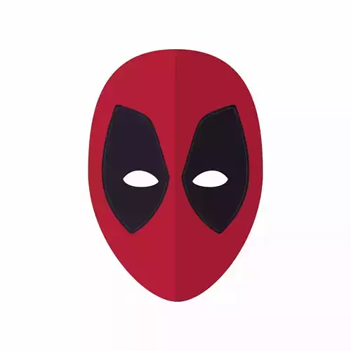 Deadpool Mask Cookie and Fondant Cutter with Embosser