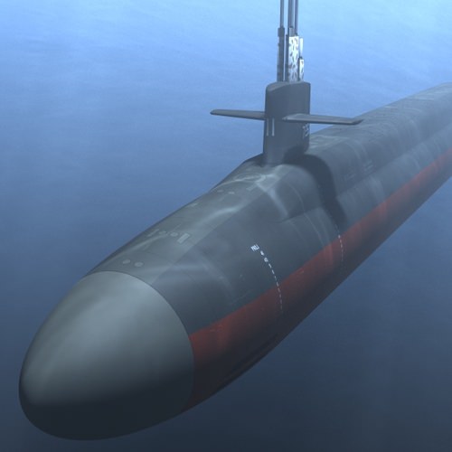 3D model Ohio Class Submarine CGTrader