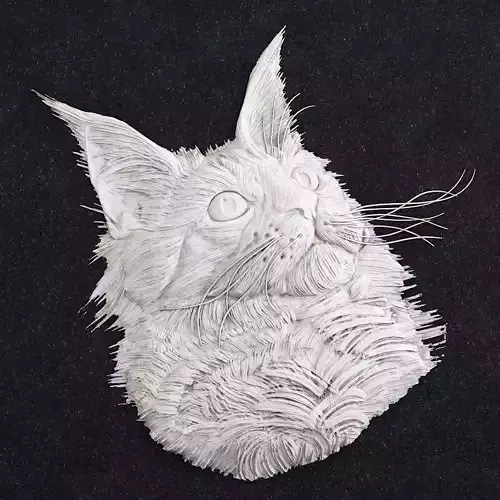 Jewelry pendant Cat Head 1