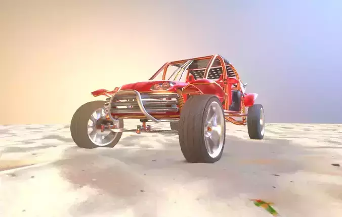 Desert Buggy Vehicle By Gorgan 3D model