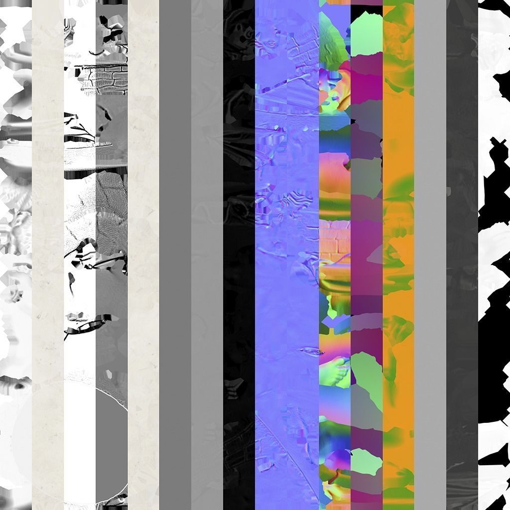 Venus with the Apple Sculpture VR AR Mobile-ready Game-ready Low-poly 3D model_17