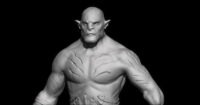 Azog the Defiler 3D print model