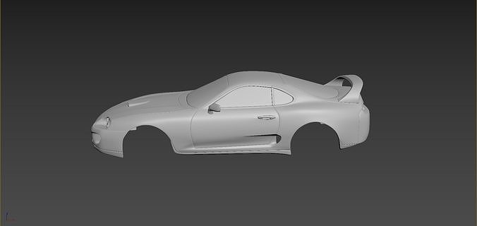 Toyota Supra 1993 Body For Print 3D print model 2