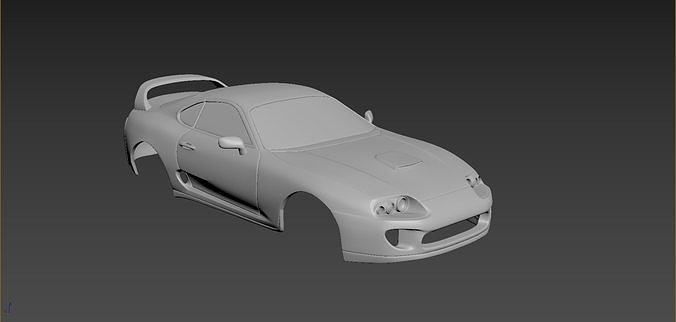 Toyota Supra 1993 Body For Print 3D print model 5
