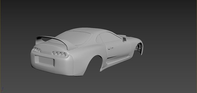 Toyota Supra 1993 Body For Print 3D print model 4
