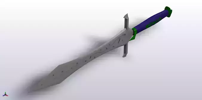 Wide Blade Sword - 937mm long - just under 37 inches long