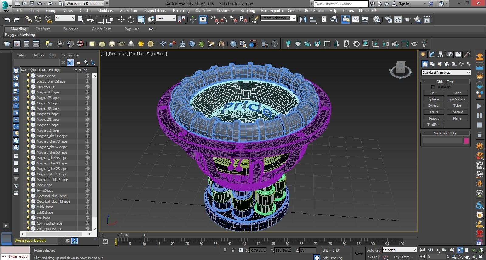 subwoofer Pride 3D model_7
