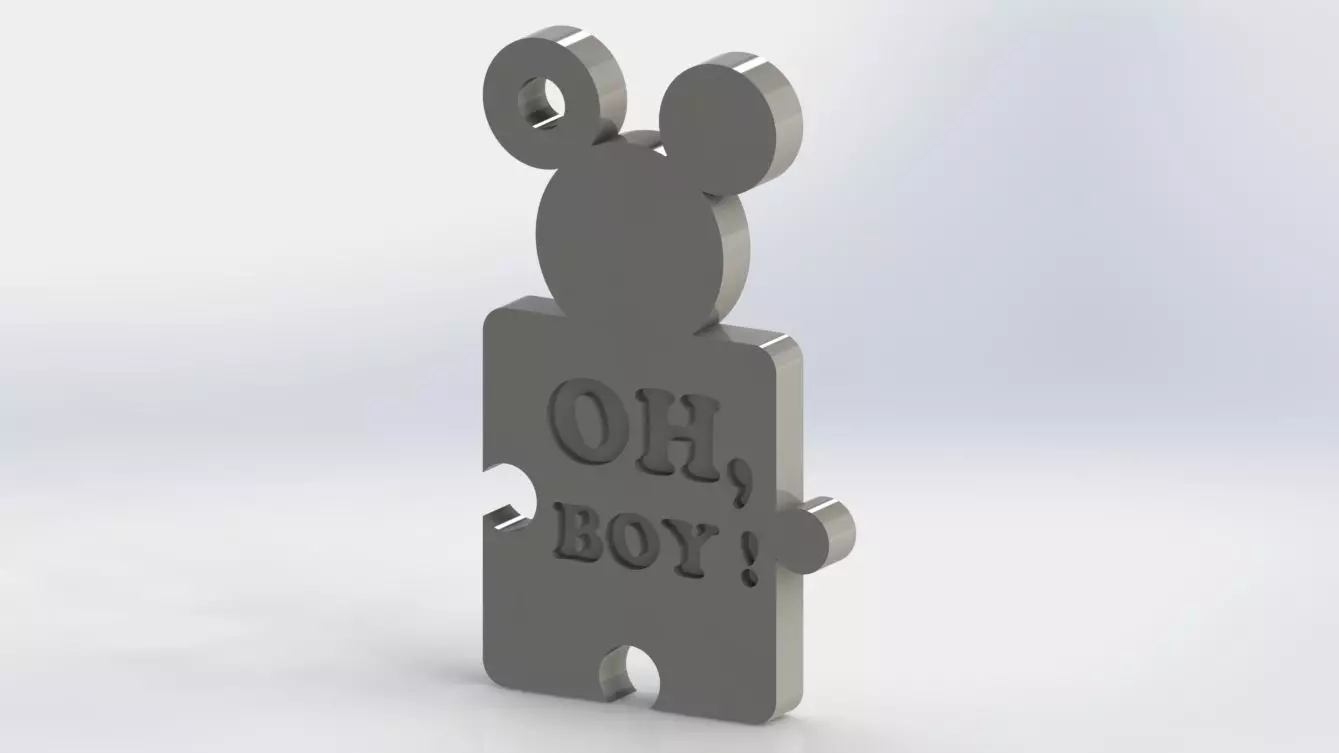 Mickey Mouse 3D print model