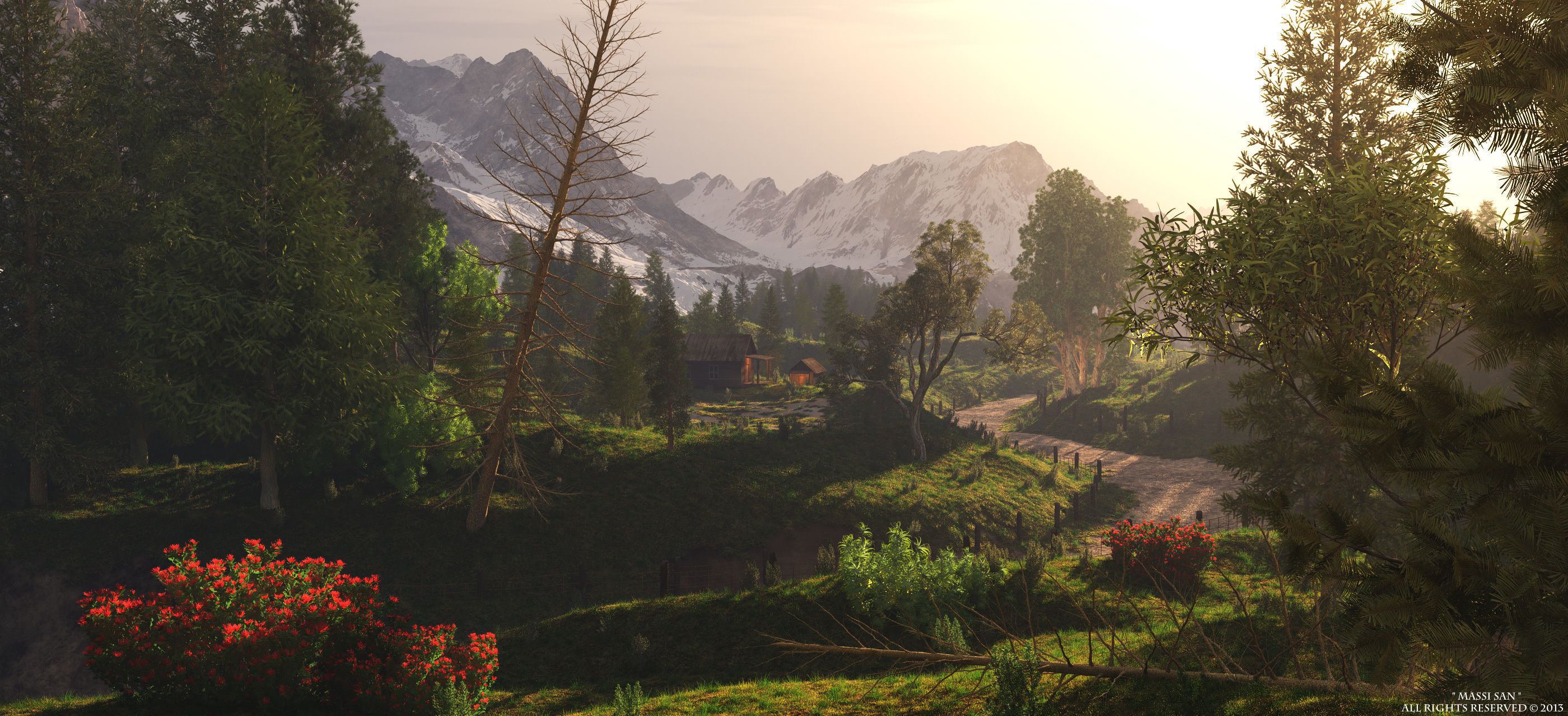 2020 XfrogPlants USA Conifers Library 3D model_6