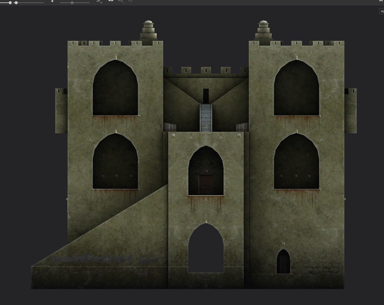 Torres de Serranos Low-poly 3D model_17