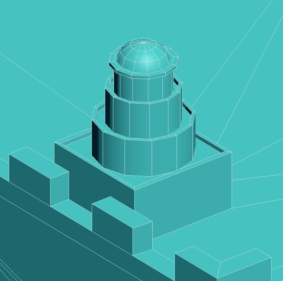 Torres de Serranos Low-poly 3D model_38