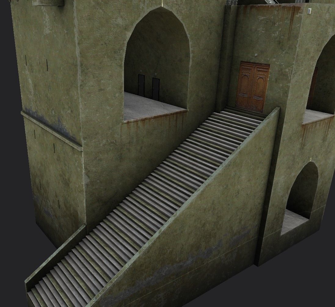 Torres de Serranos Low-poly 3D model_12