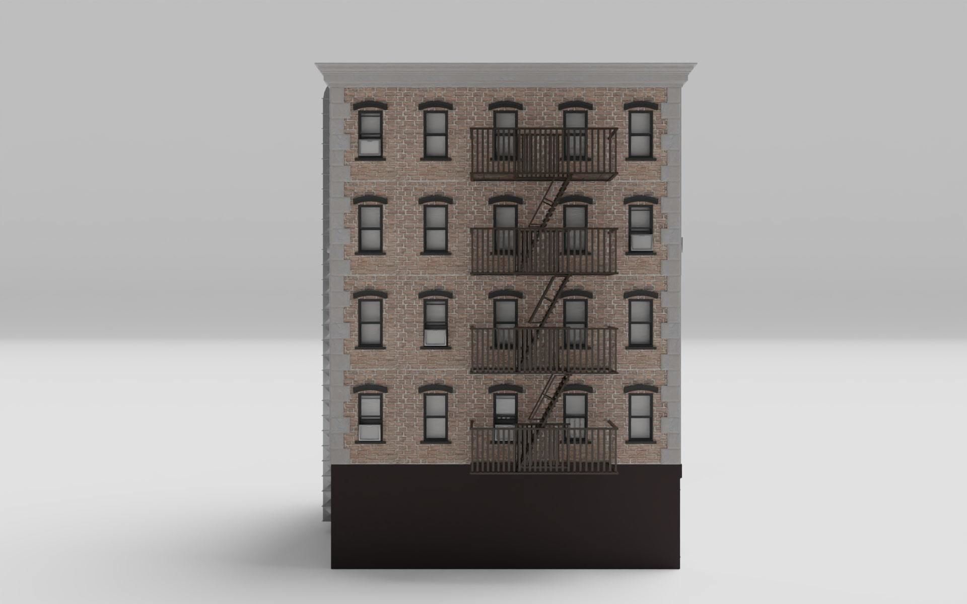 New York Downtown Modular Building 3D model_5