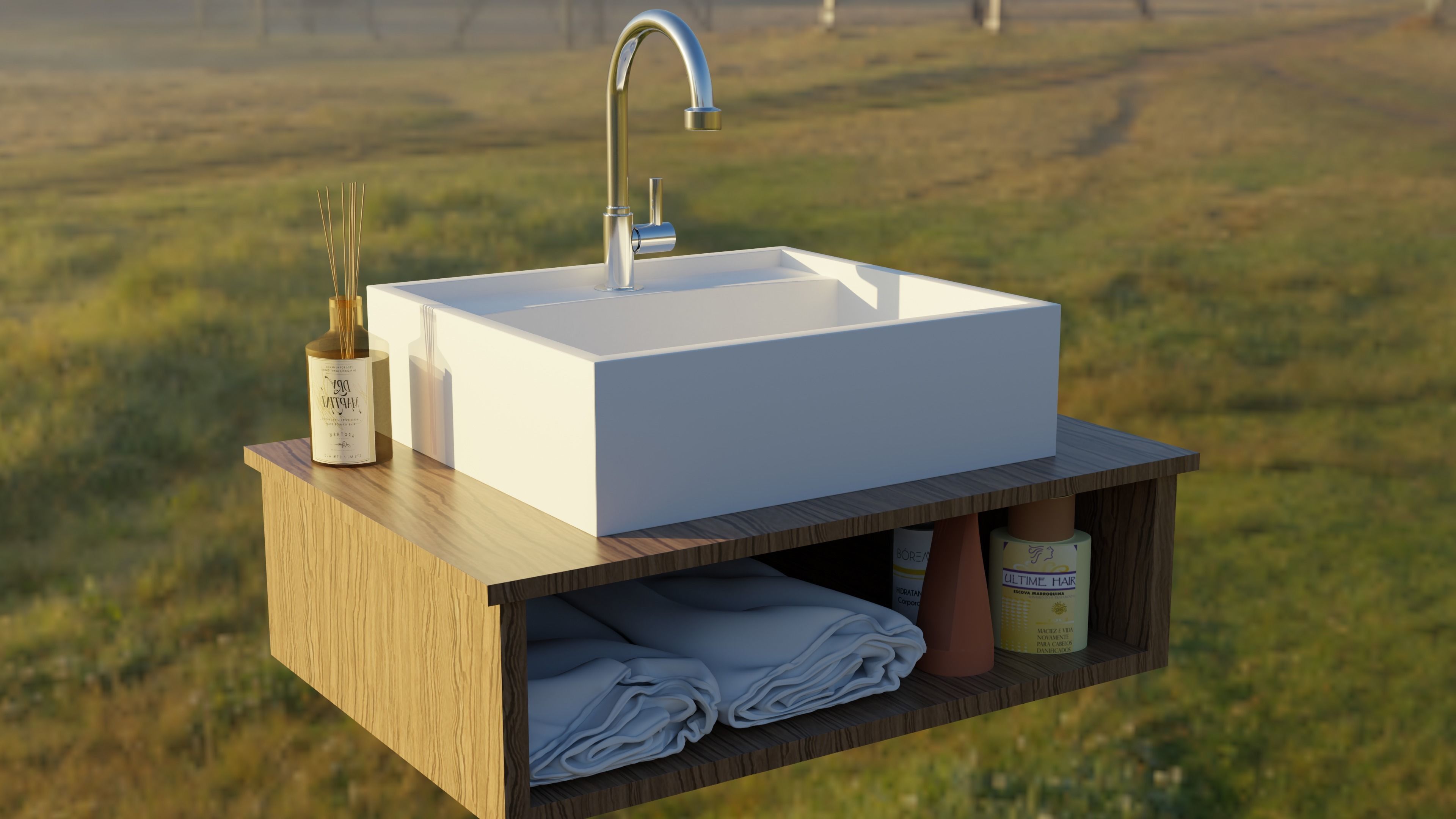 Bathroom sink  3D model_2