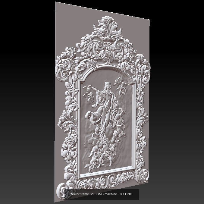 Collection 3D Frame - Wood Carving STL Model for CNC Router _13