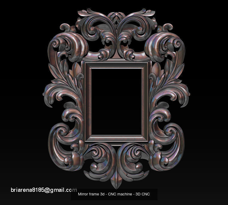Collection 3D Frame - Wood Carving STL Model for CNC Router _17