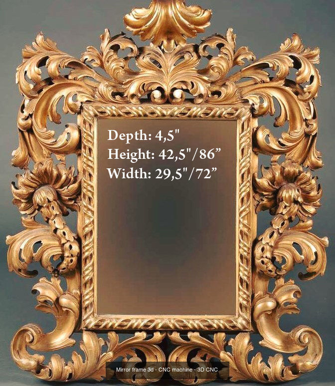 Collection 3D Frame - Wood Carving STL Model for CNC Router _8