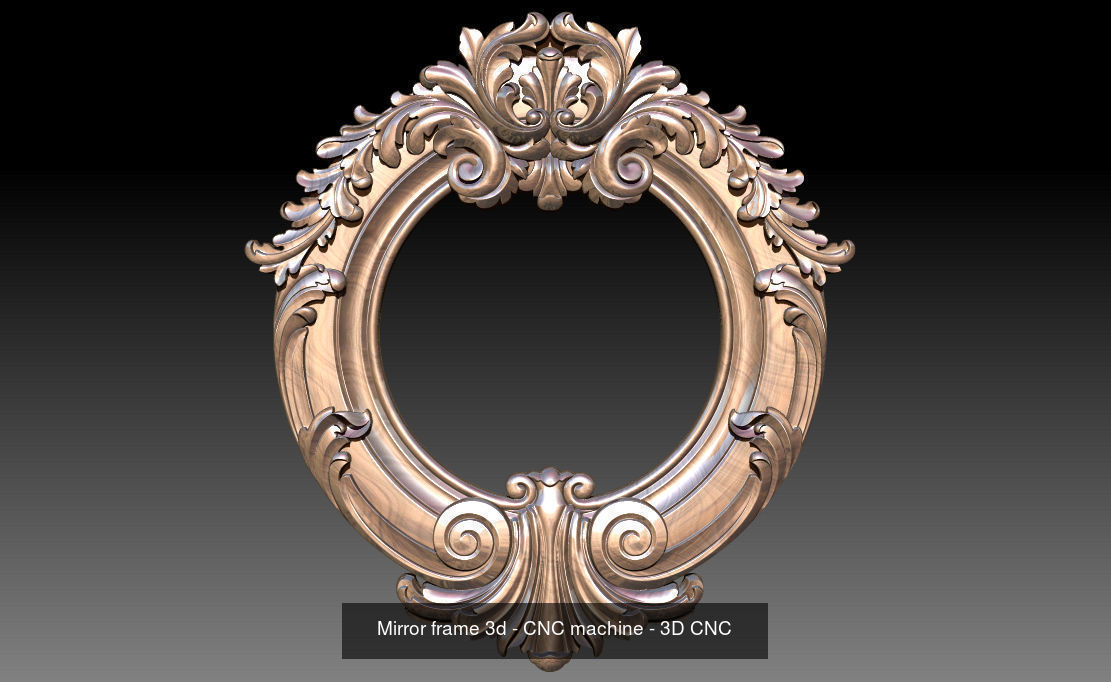 Collection 3D Frame - Wood Carving STL Model for CNC Router _15