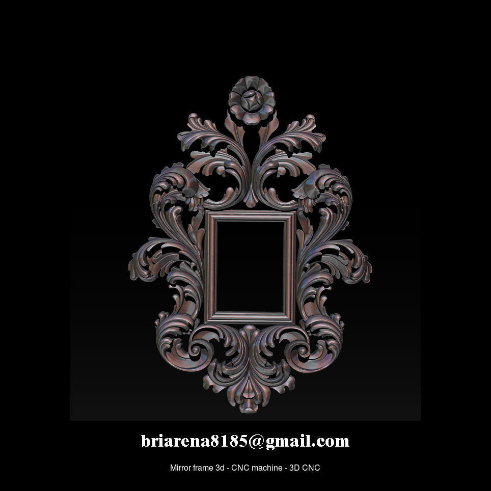 Collection 3D Frame - Wood Carving STL Model for CNC Router _18
