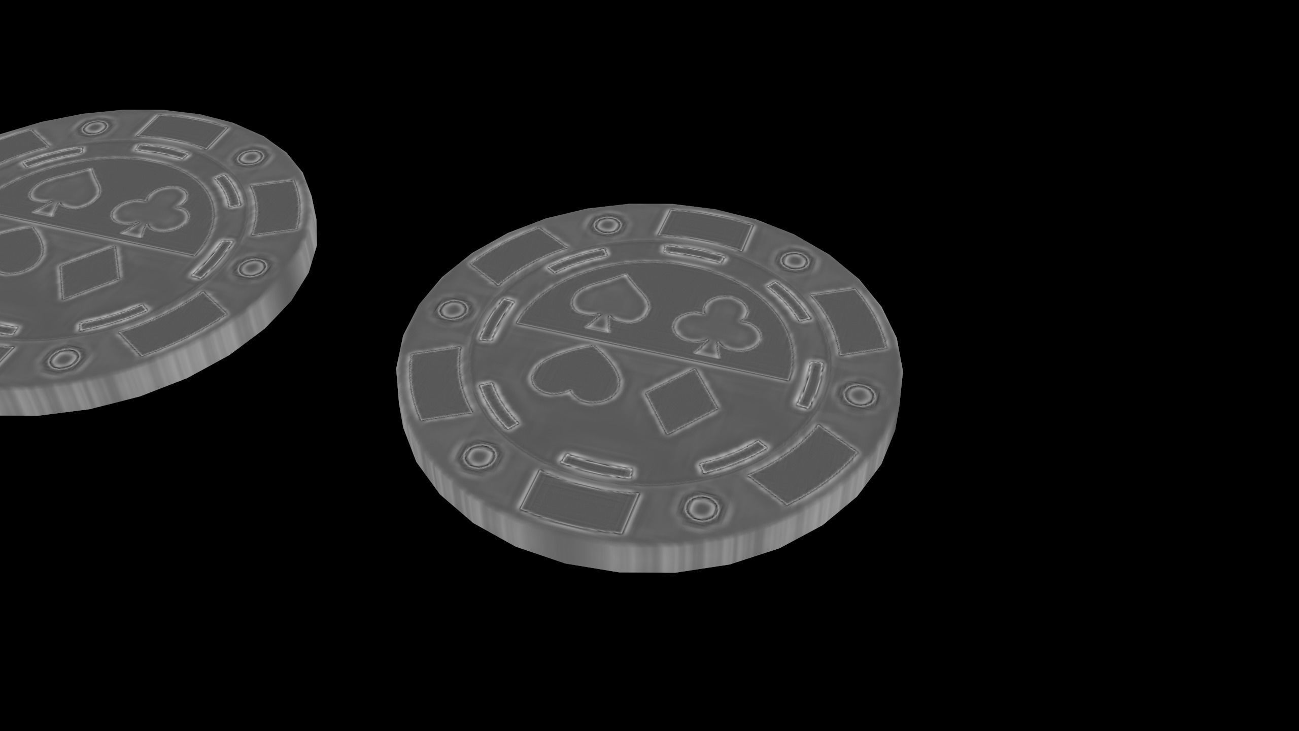 Poker Chips Low-poly 3D model_20
