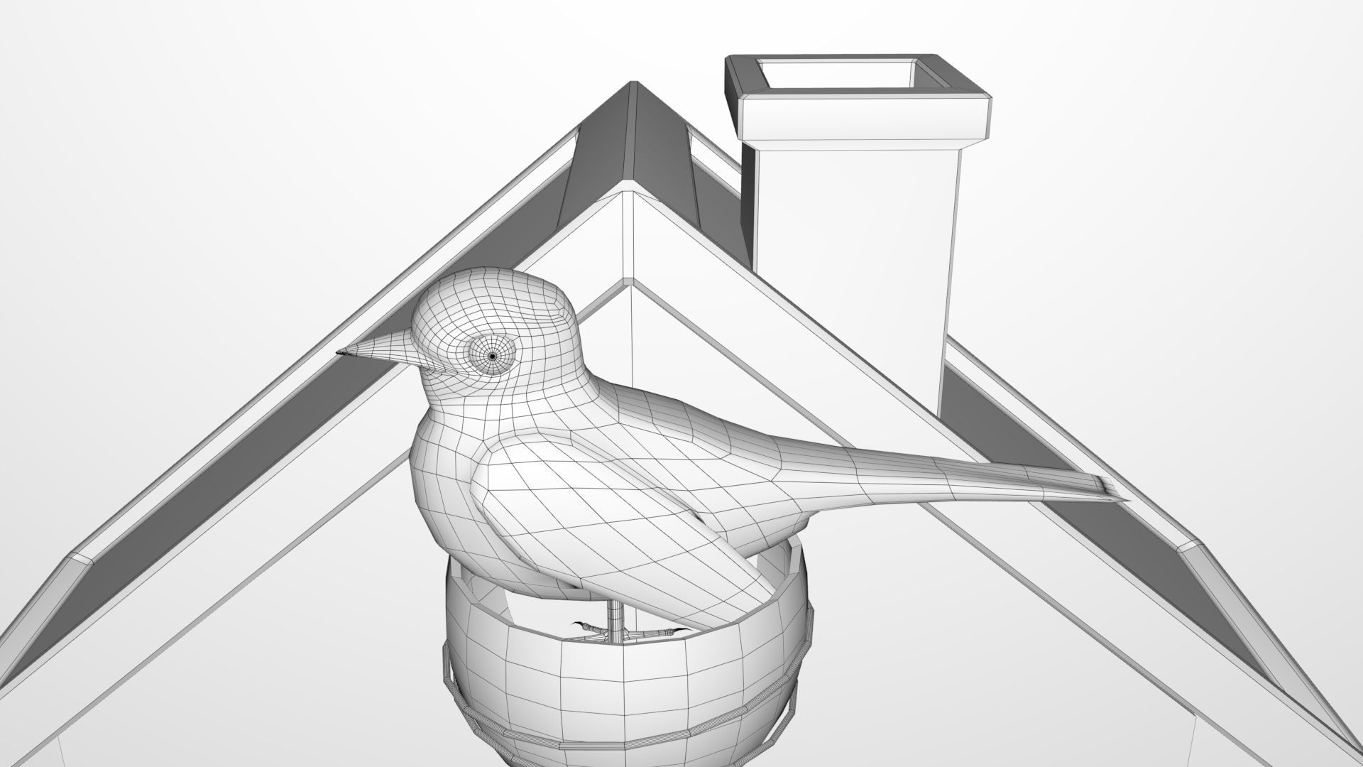 creative pot flower2 3D model_9