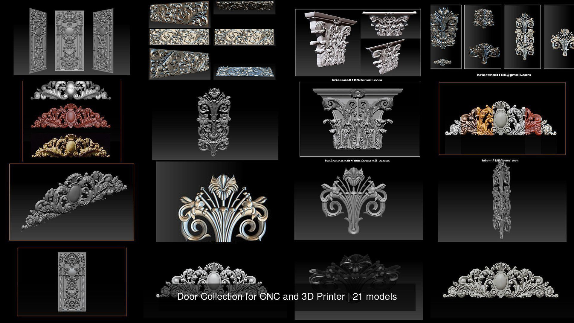 Door Collection for CNC and 3D Printer _5