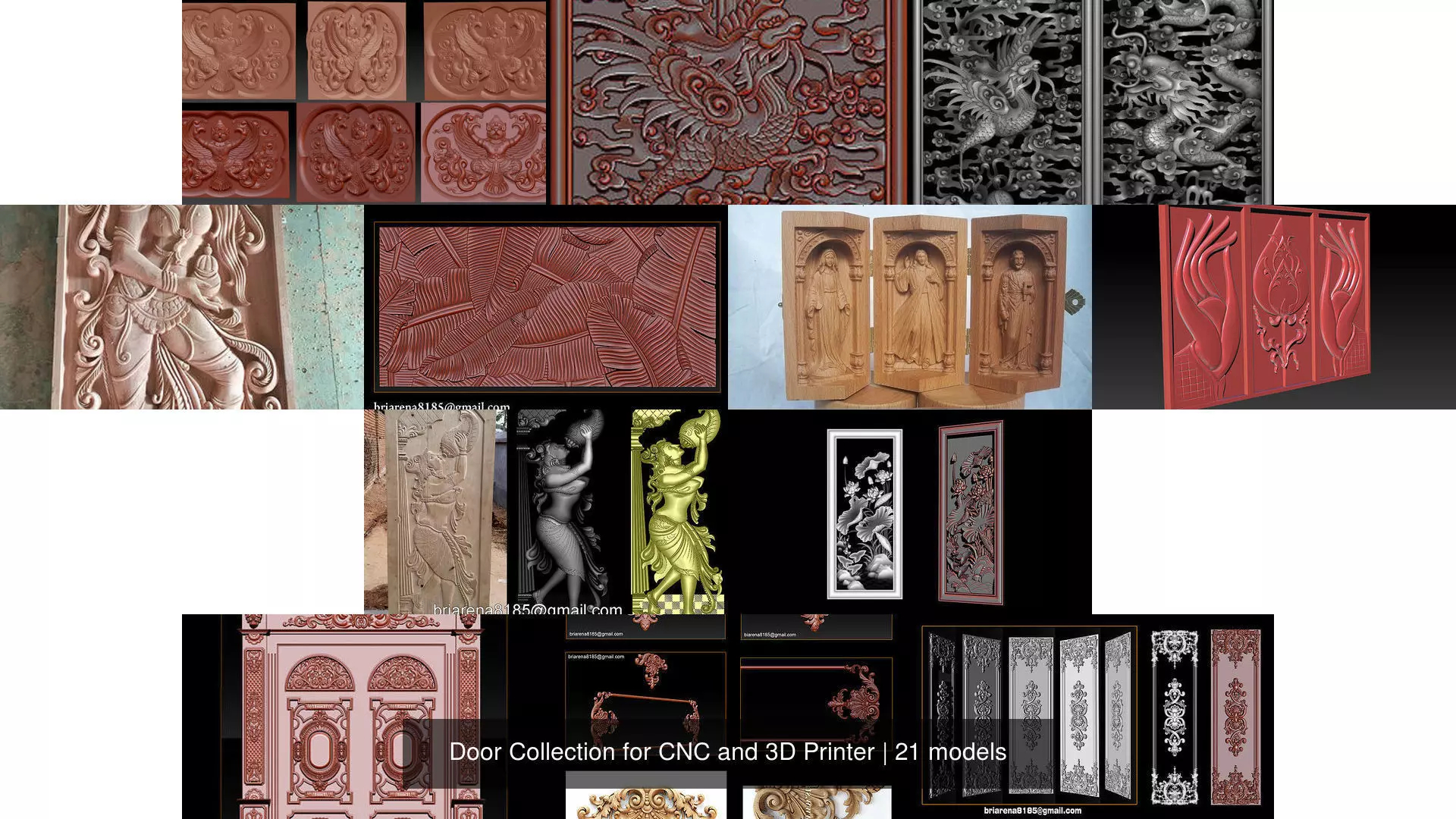 Door Collection for CNC and 3D Printer _2