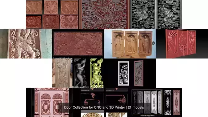 Door Collection for CNC and 3D Printer