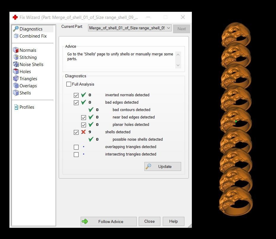 Skull ring engraving Memento mori 3D print model_7