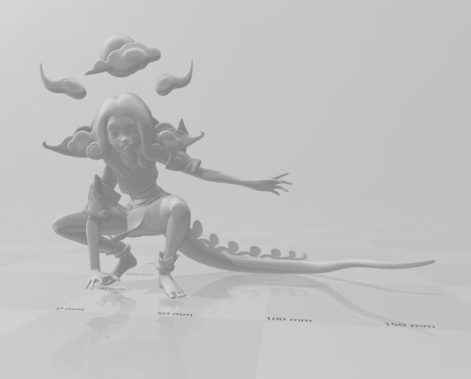 Shan Hai Scrolls Neeko 3D Model 3D print model_1