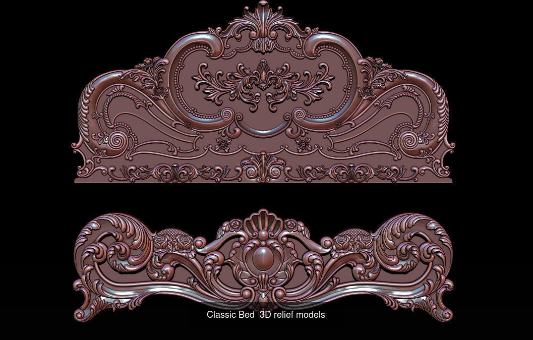 Collection Beds Design Making On CNC Wood Router Machine _25