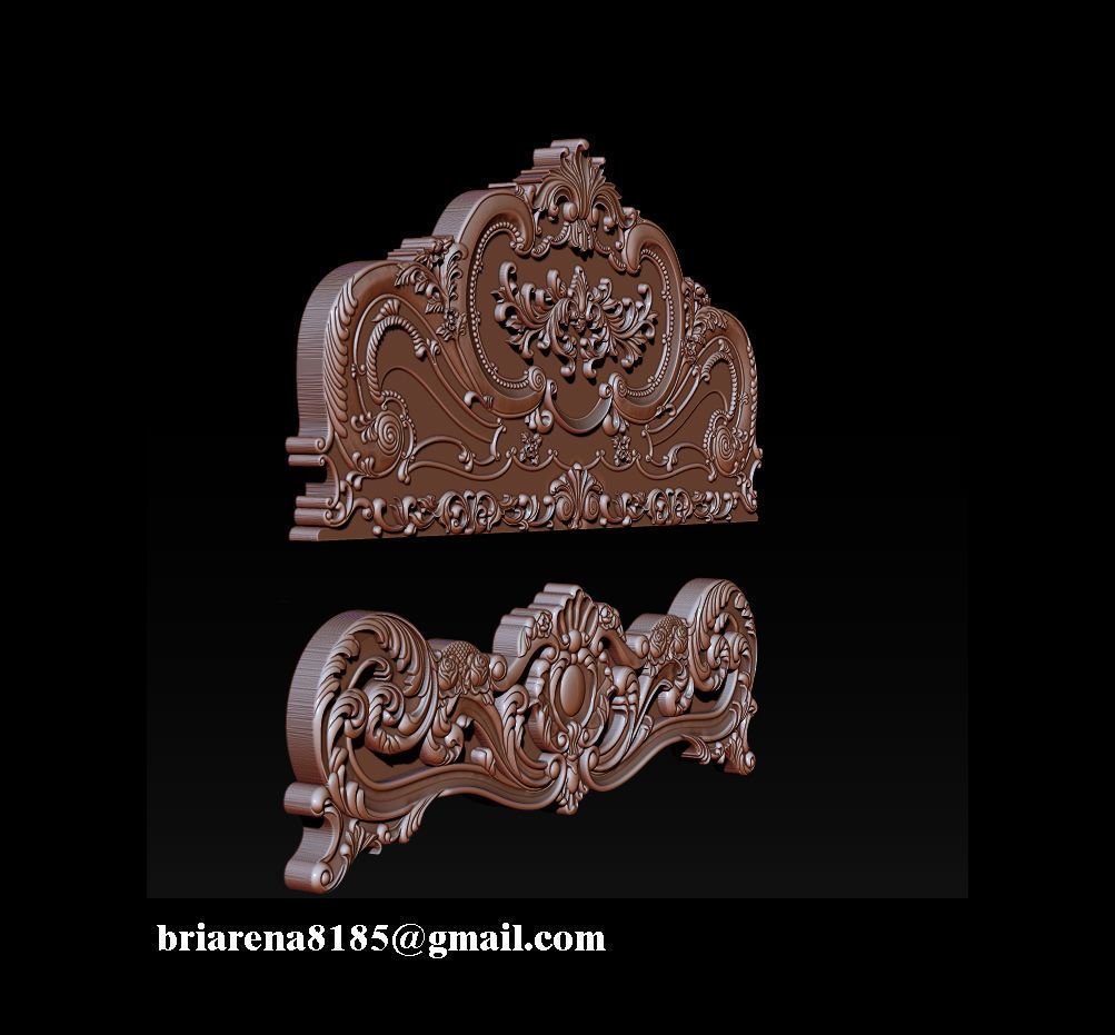 Collection Beds Design Making On CNC Wood Router Machine _48