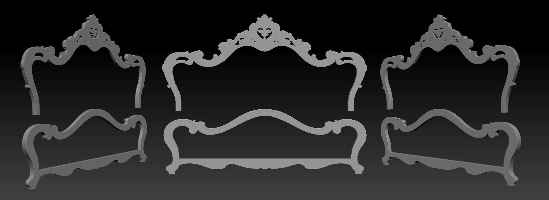 Collection Beds Design Making On CNC Wood Router Machine _24