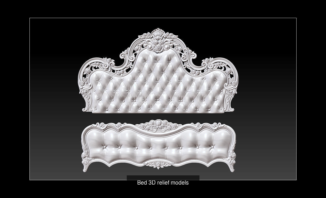 Collection Beds Design Making On CNC Wood Router Machine _23