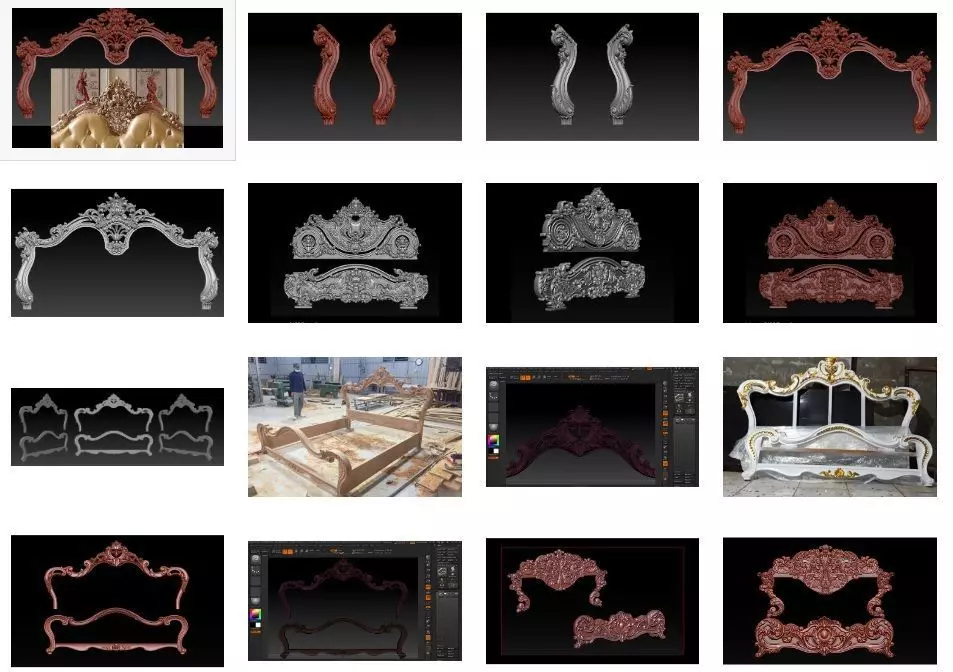 Collection Beds Design Making On CNC Wood Router Machine _0