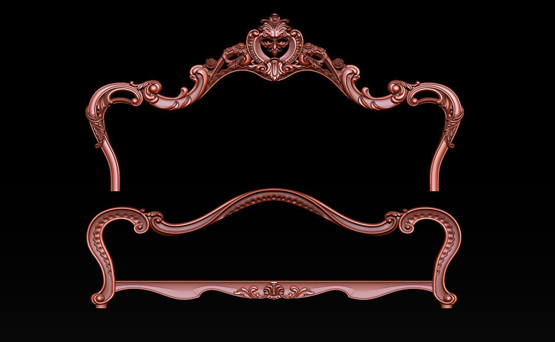 Collection Beds Design Making On CNC Wood Router Machine _32